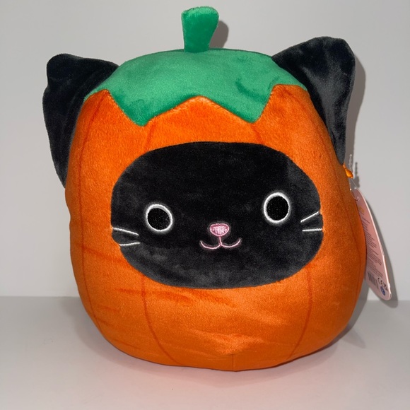 Halloween Squishmallows Calio the Pumpkin 8" Stuffed Plush 2022 - Picture 1 of 6